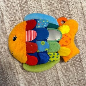 Colorful Plush Fish Toy